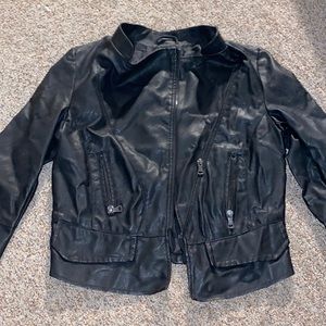 Faux Leather Jacket